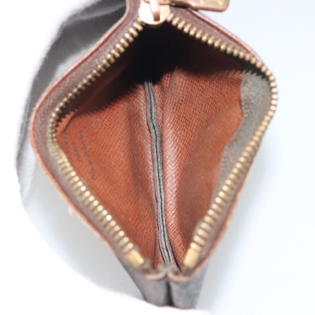 LOUIS VUITTON Monogram Pochette Cles Coin Purse M62650 LV Auth 191978