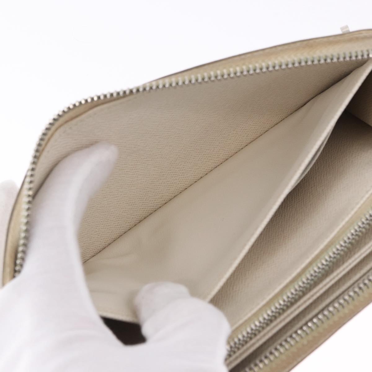 LOUIS VUITTON Epi Zippy Wallet Long Wallet White M6007J LV Auth 191982