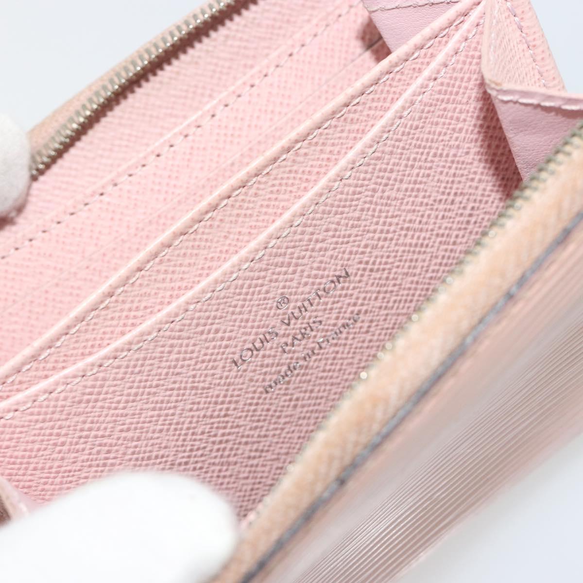 LOUIS VUITTON Epi Zippy Coin Purse Pink Rose ballerina M61206 LV Auth 191987