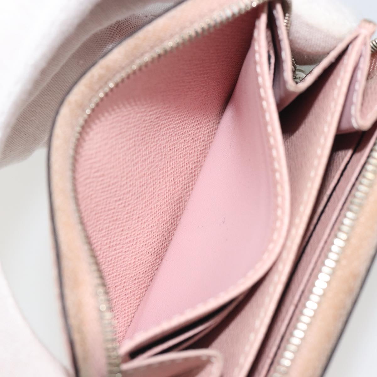 LOUIS VUITTON Epi Zippy Coin Purse Pink Rose ballerina M61206 LV Auth 191987