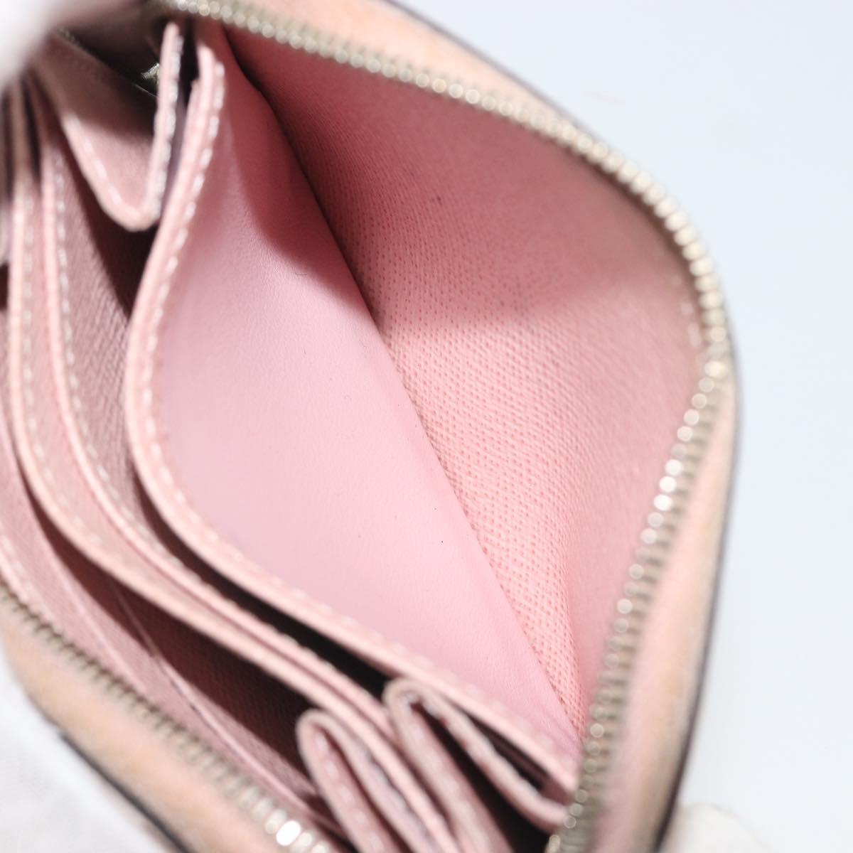 LOUIS VUITTON Epi Zippy Coin Purse Pink Rose ballerina M61206 LV Auth 191987