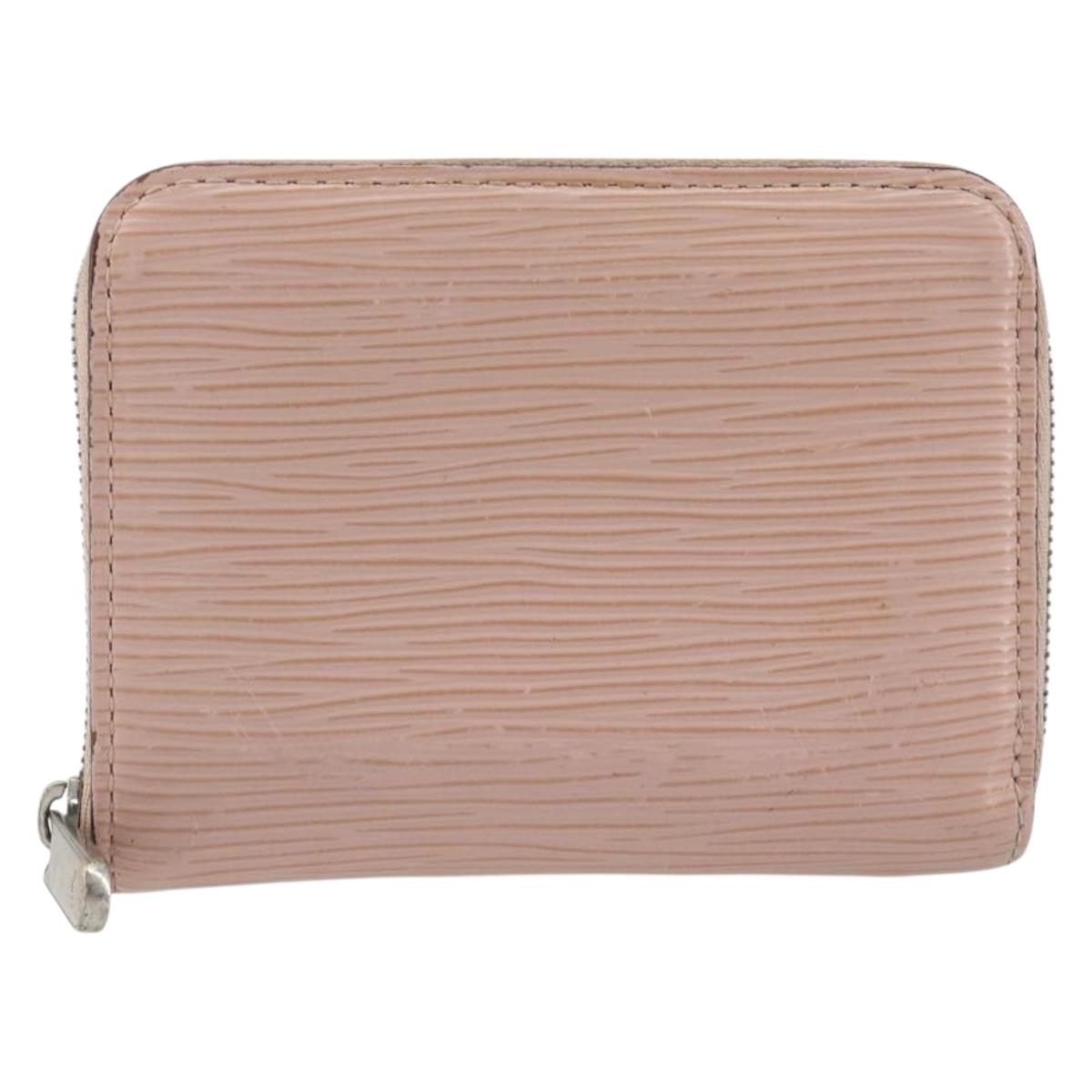 LOUIS VUITTON Epi Zippy Coin Purse Pink Rose ballerina M61206 LV Auth 191987
