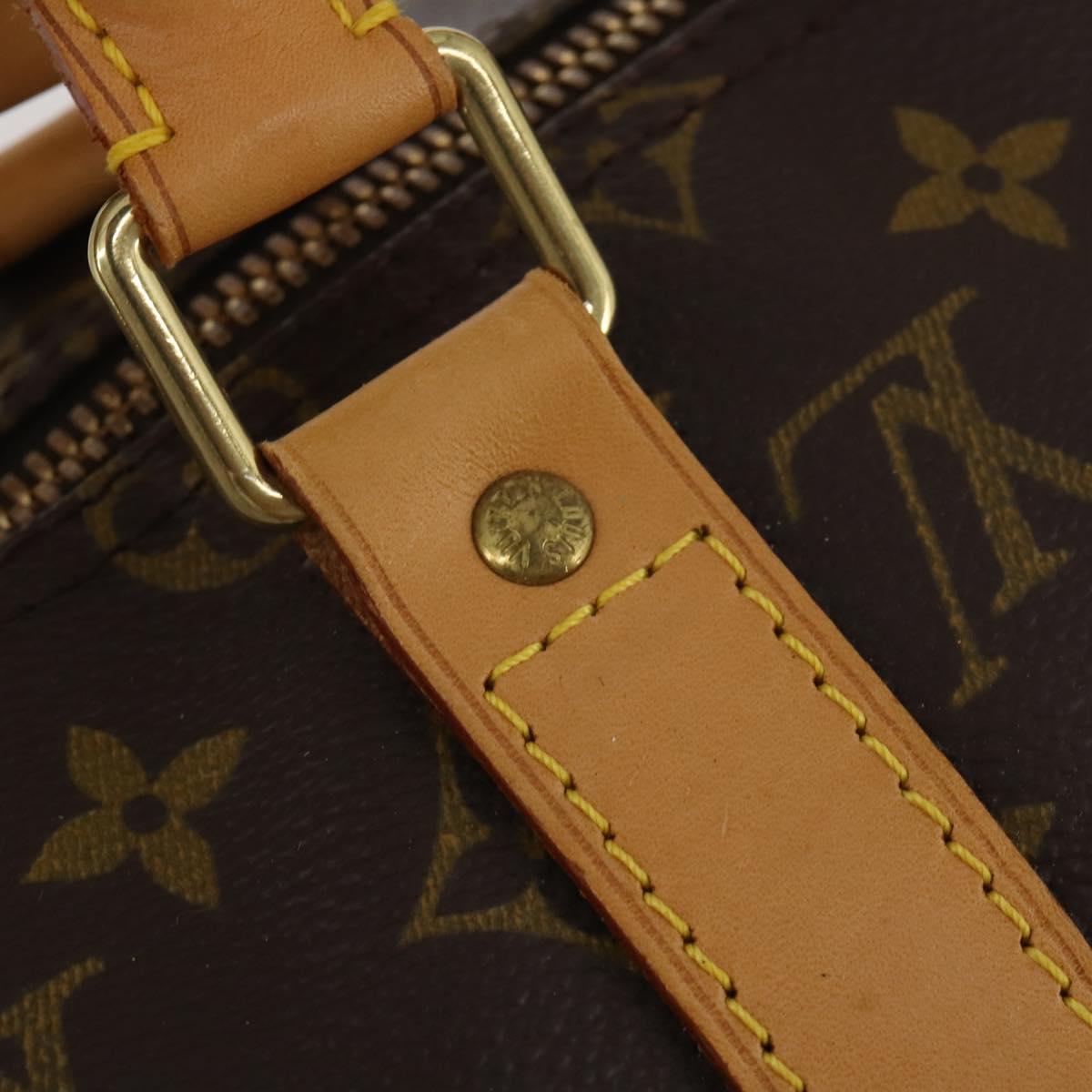 LOUIS VUITTON Monogram Keepall Bandouliere 50 Boston Bag M41416 LV Auth 191991V