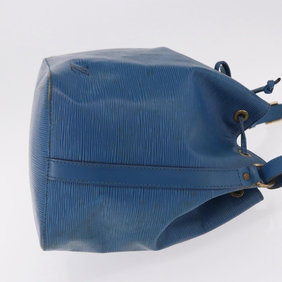 LOUIS VUITTON Epi Petit Noe Shoulder Bag Blue M44105 LV Auth 191993