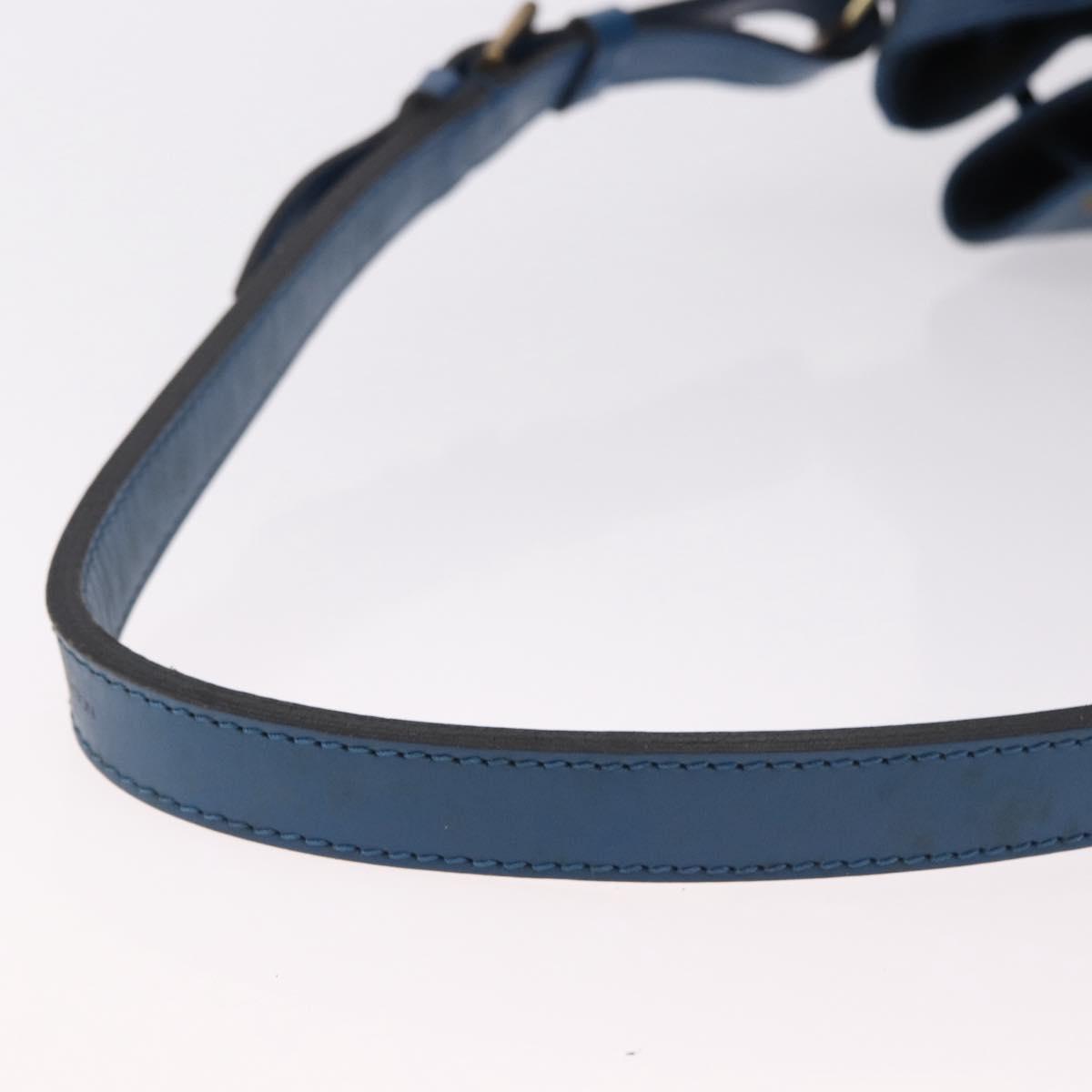 LOUIS VUITTON Epi Petit Noe Shoulder Bag Blue M44105 LV Auth 191993