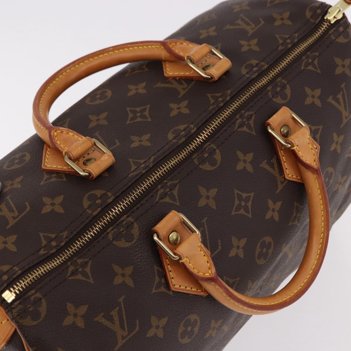 LOUIS VUITTON Monogram Speedy 35 Hand Bag M41524 LV Auth 191994A