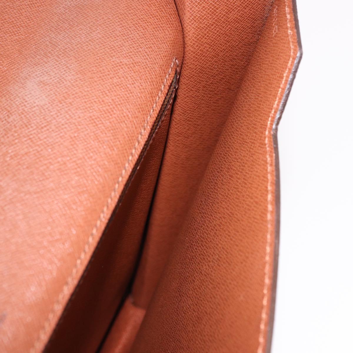 LOUIS VUITTON Monogram Porte Documents Bandouliere Bag M53338 LV Auth 191997