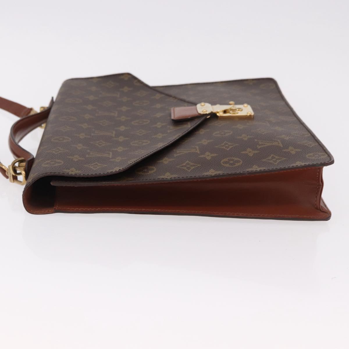 LOUIS VUITTON Monogram Porte Documents Bandouliere Bag M53338 LV Auth 191997