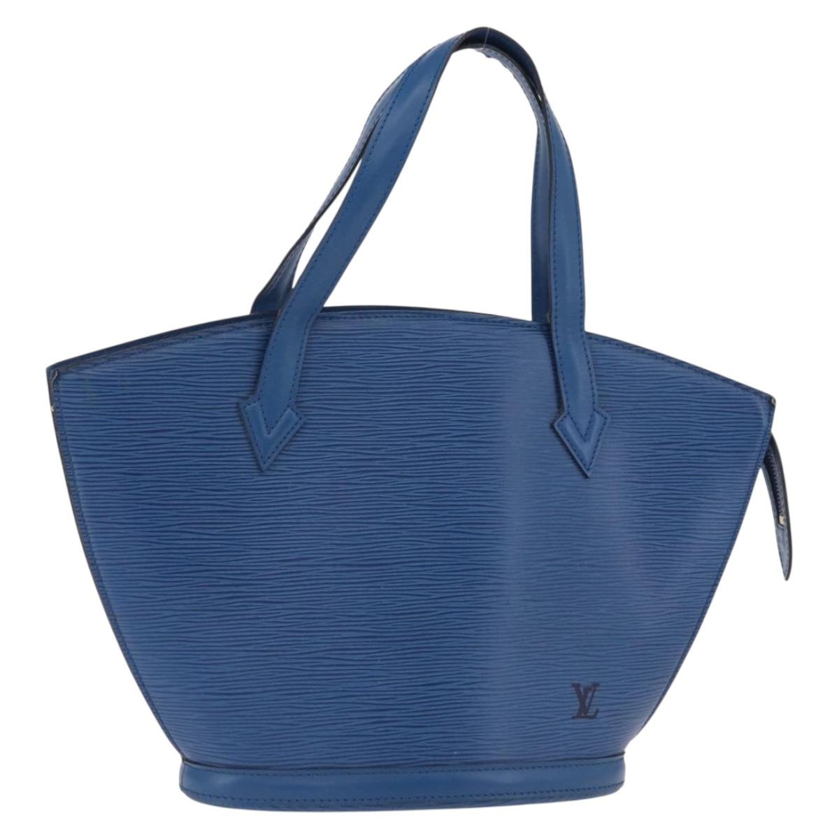 LOUIS VUITTON Epi Saint Jacques Shoulder Bag Blue M52275 LV Auth 191999