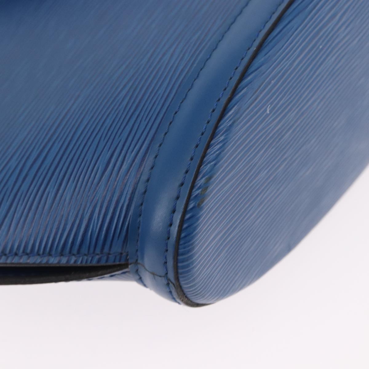 LOUIS VUITTON Epi Saint Jacques Shoulder Bag Blue M52275 LV Auth 191999