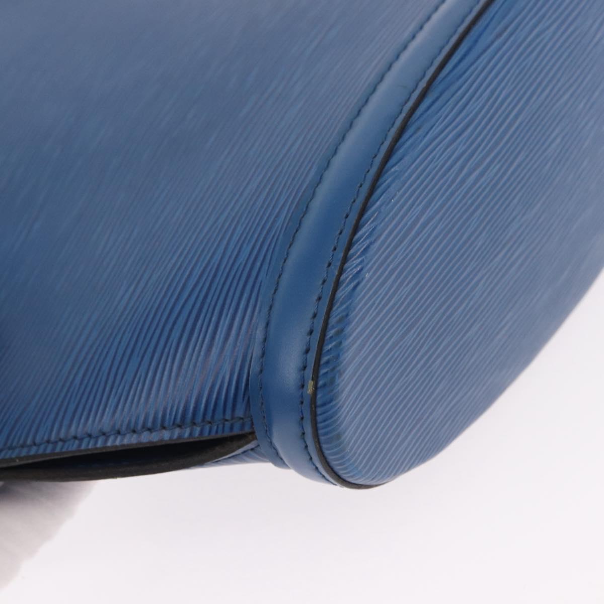 LOUIS VUITTON Epi Saint Jacques Shoulder Bag Blue M52275 LV Auth 191999