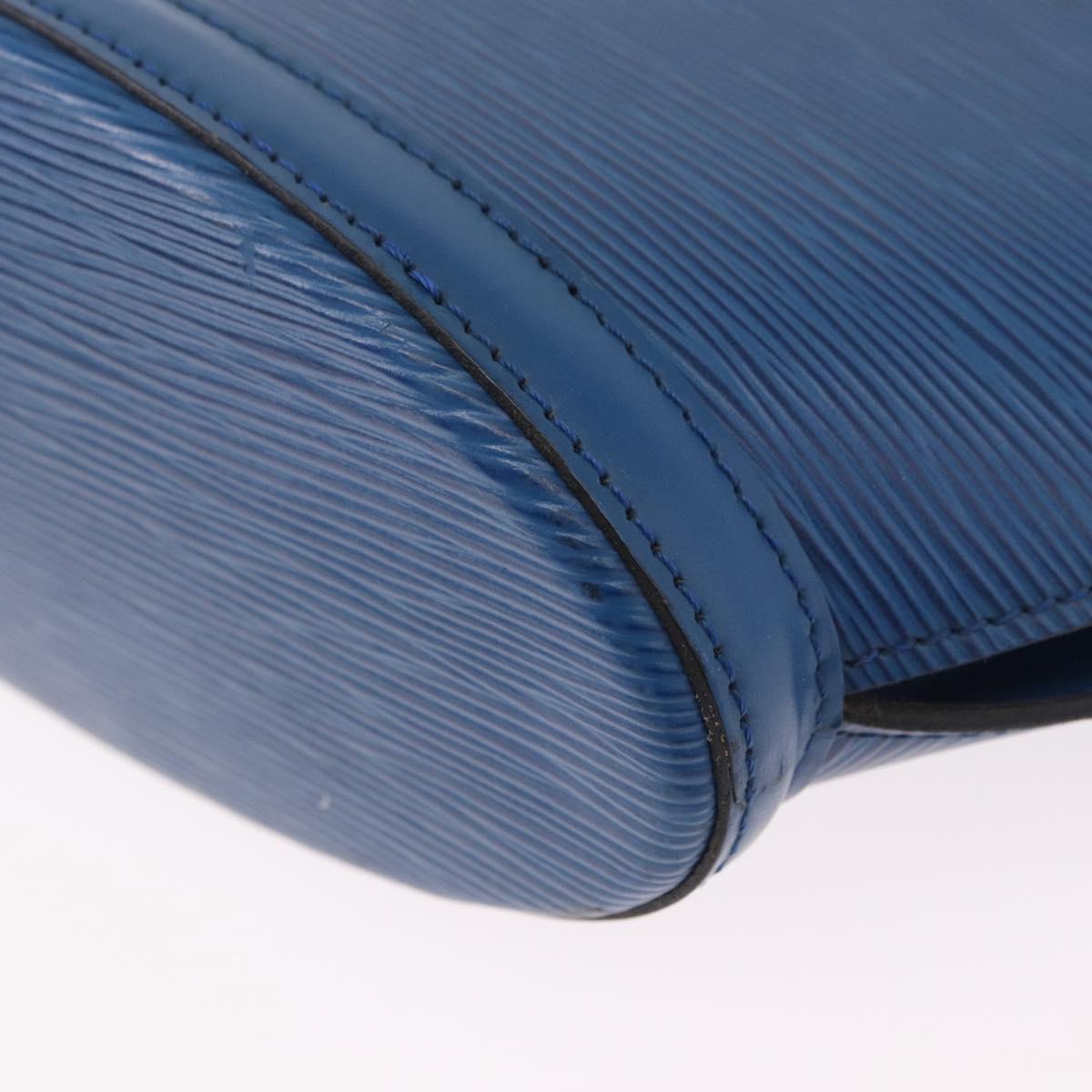 LOUIS VUITTON Epi Saint Jacques Shoulder Bag Blue M52275 LV Auth 191999