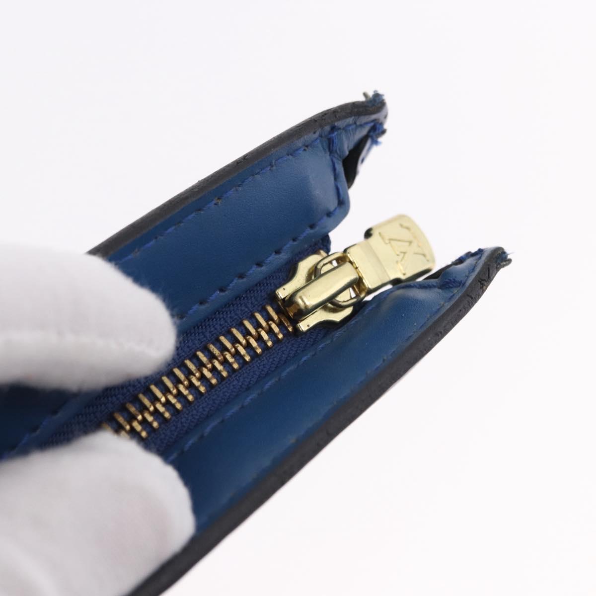 LOUIS VUITTON Epi Saint Jacques Shoulder Bag Blue M52275 LV Auth 191999