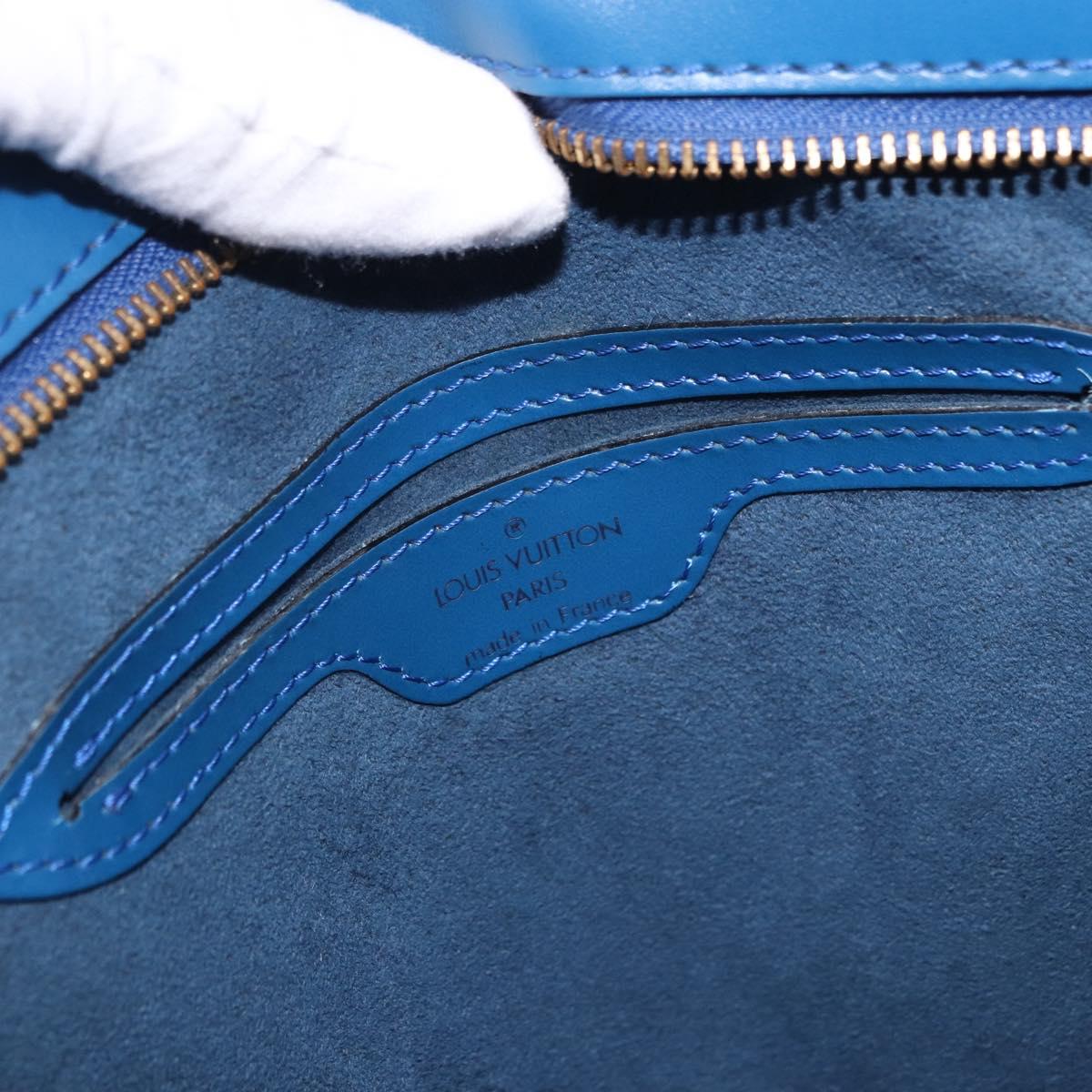 LOUIS VUITTON Epi Saint Jacques Shoulder Bag Blue M52275 LV Auth 191999