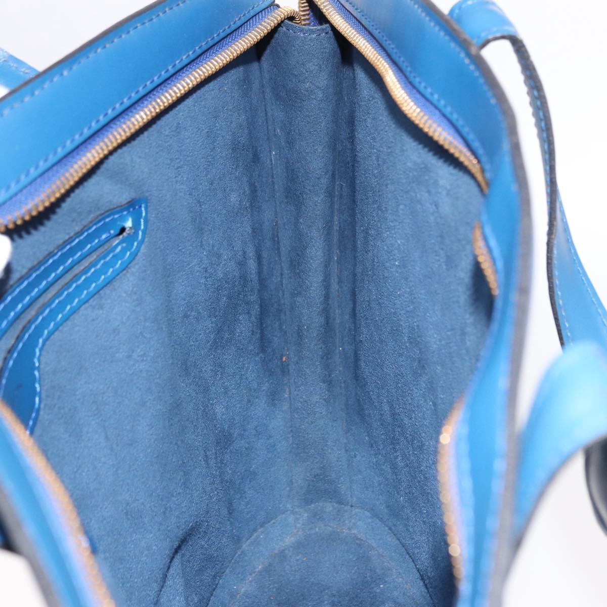 LOUIS VUITTON Epi Saint Jacques Shoulder Bag Blue M52275 LV Auth 191999