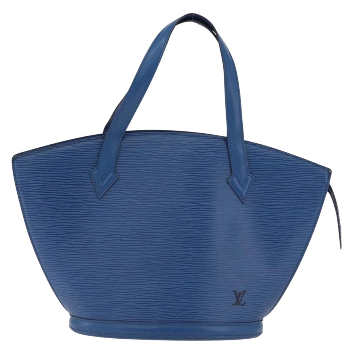 LOUIS VUITTON Epi Saint Jacques Shoulder Bag Blue M52275 LV Auth 191999
