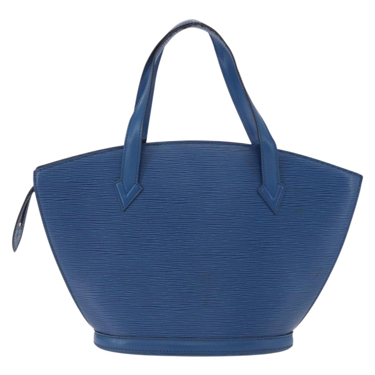 LOUIS VUITTON Epi Saint Jacques Shoulder Bag Blue M52275 LV Auth 191999