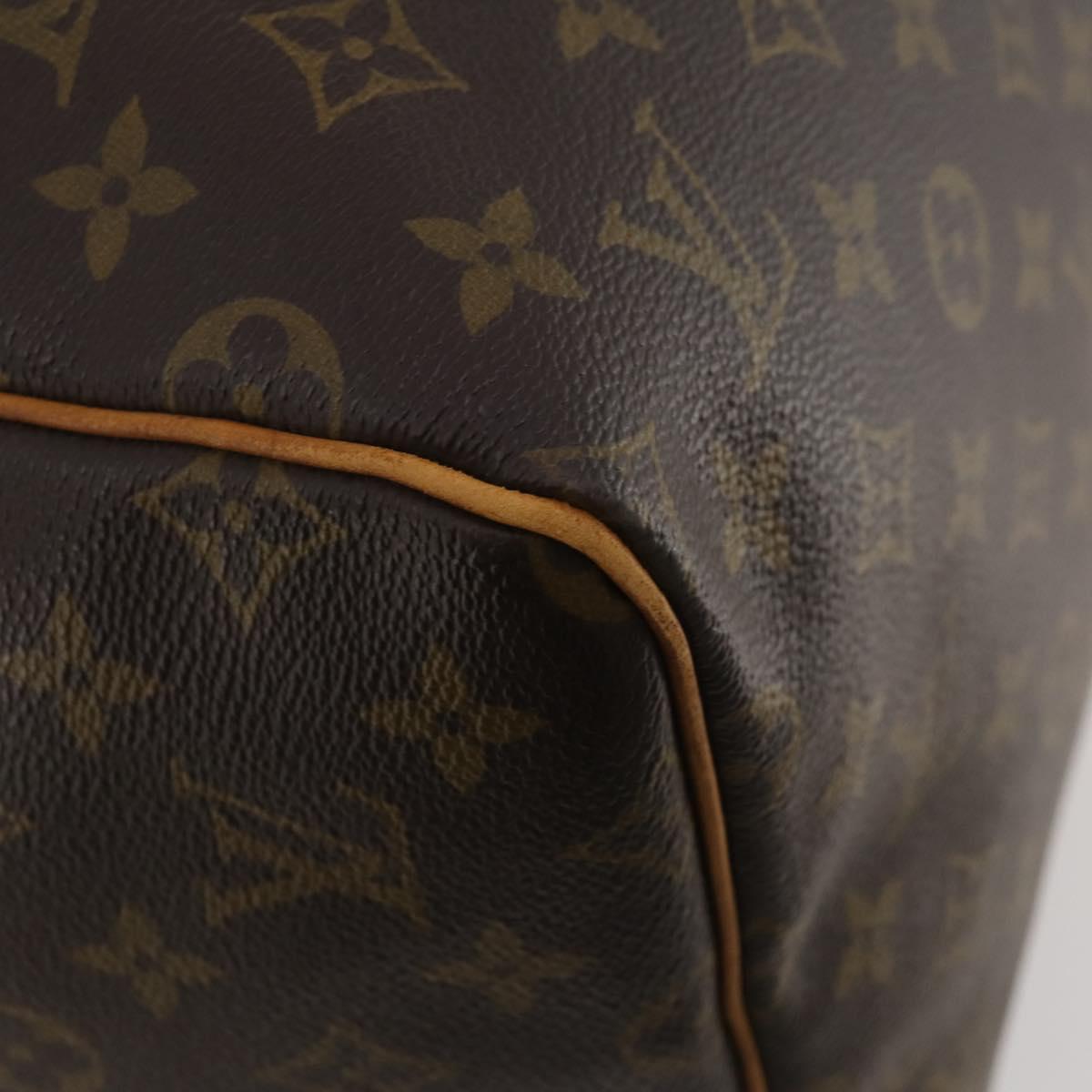 LOUIS VUITTON Monogram Keepall 55 Boston Bag M41424 LV Auth 192001