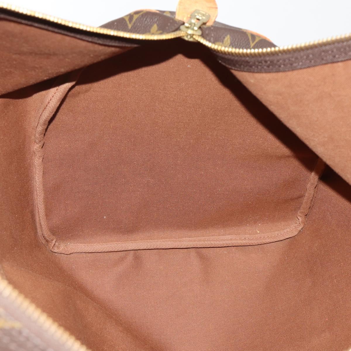 LOUIS VUITTON Monogram Keepall 55 Boston Bag M41424 LV Auth 192001