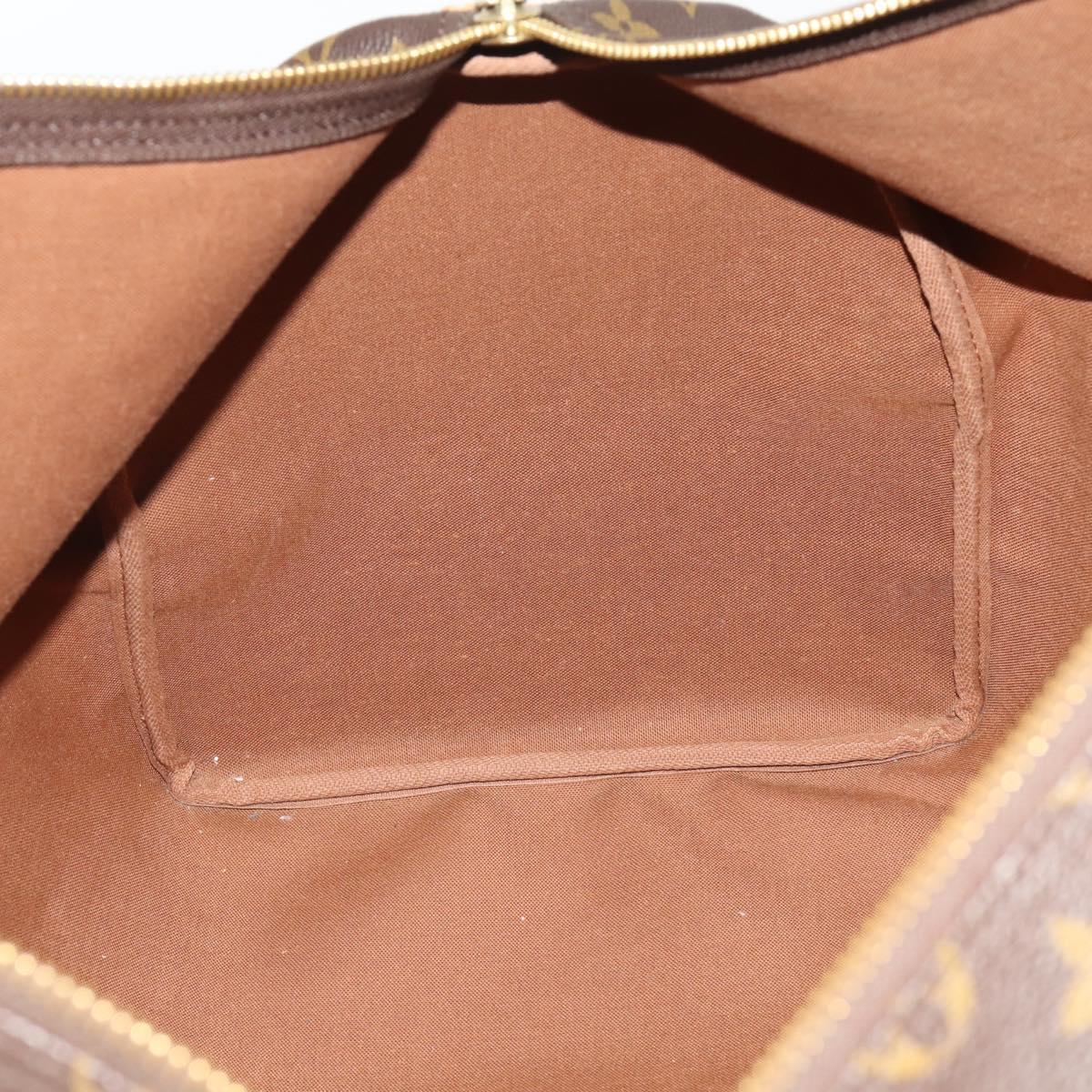LOUIS VUITTON Monogram Keepall 55 Boston Bag M41424 LV Auth 192001