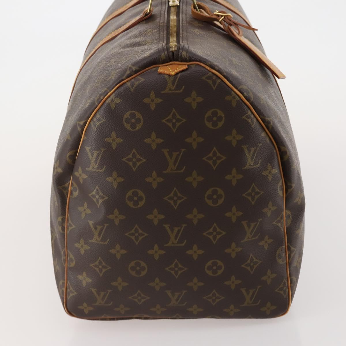 LOUIS VUITTON Monogram Keepall 55 Boston Bag M41424 LV Auth 192001