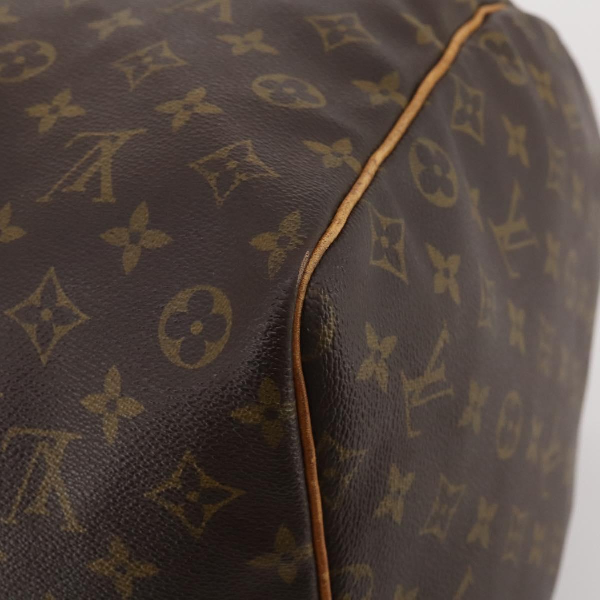 LOUIS VUITTON Monogram Keepall 60 Boston Bag M41422 LV Auth 192002