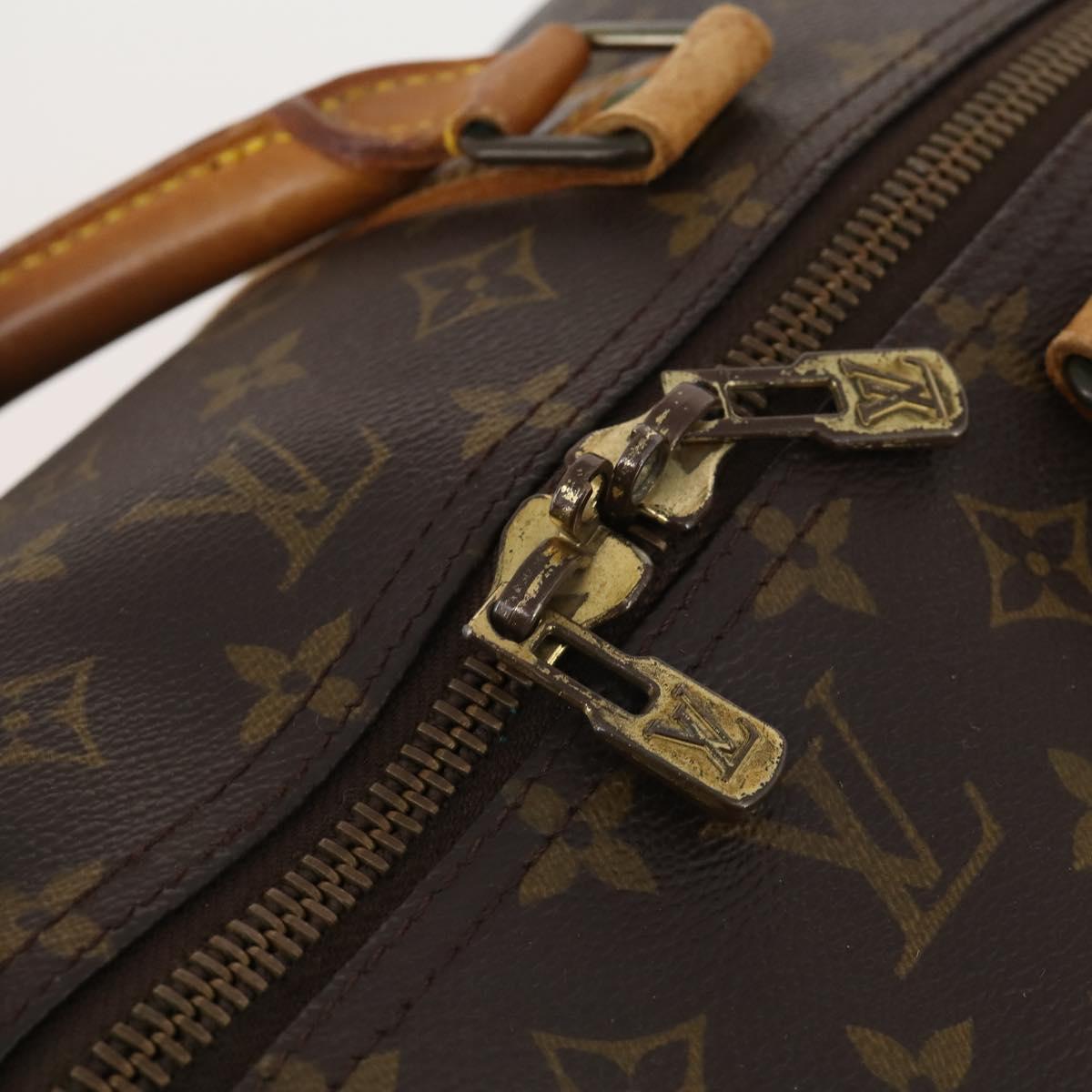 LOUIS VUITTON Monogram Keepall 60 Boston Bag M41422 LV Auth 192002