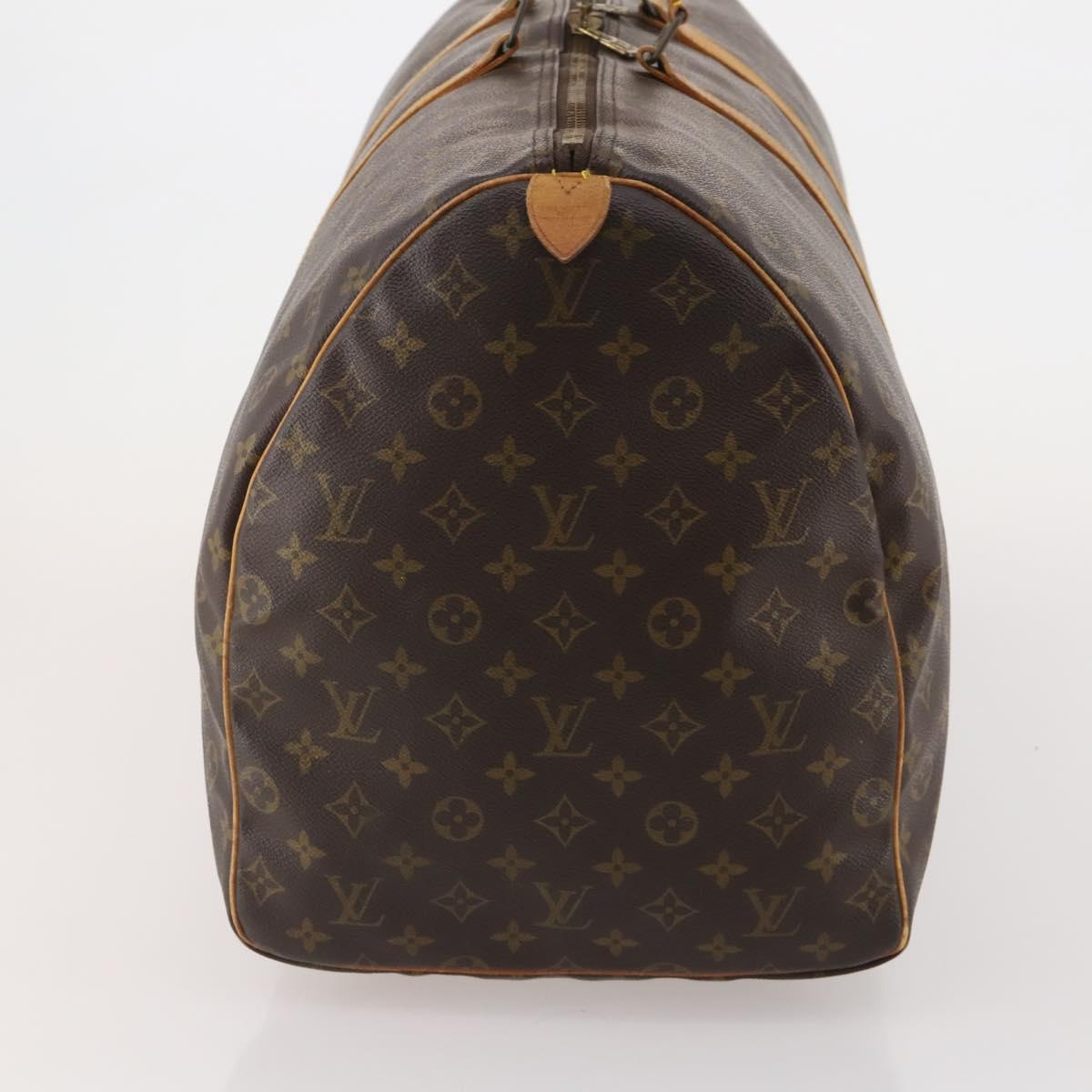 LOUIS VUITTON Monogram Keepall 60 Boston Bag M41422 LV Auth 192002
