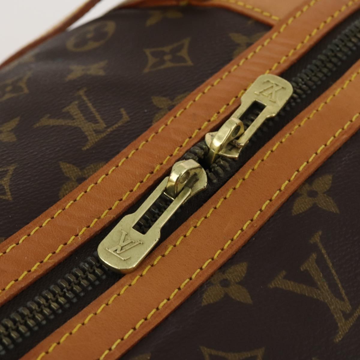 LOUIS VUITTON Monogram Sac Souple 55 Boston Bag M41622 LV Auth 192003