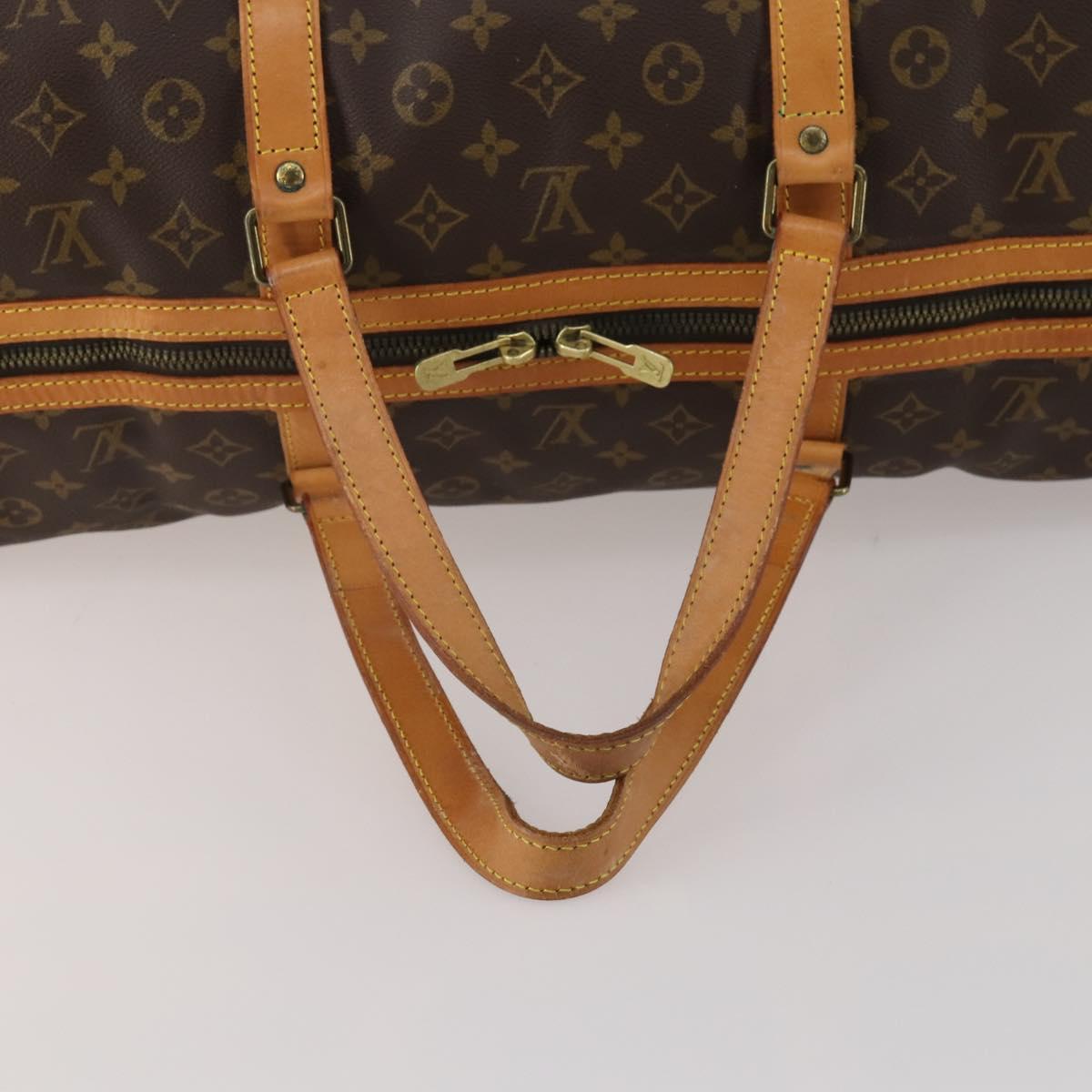 LOUIS VUITTON Monogram Sac Souple 55 Boston Bag M41622 LV Auth 192003