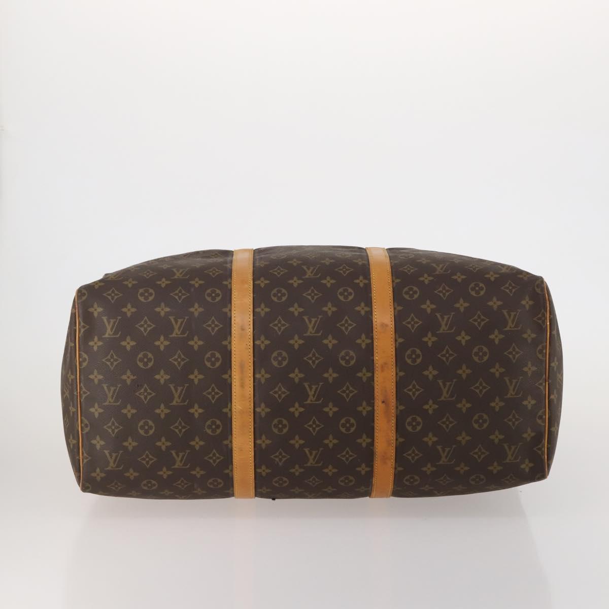 LOUIS VUITTON Monogram Sac Souple 55 Boston Bag M41622 LV Auth 192003