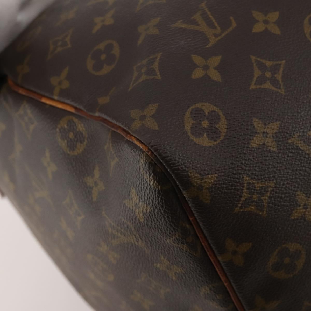 LOUIS VUITTON Monogram Keepall 60 Boston Bag M41422 LV Auth 192005