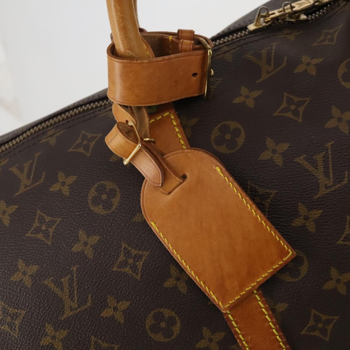 LOUIS VUITTON Monogram Keepall 60 Boston Bag M41422 LV Auth 192005