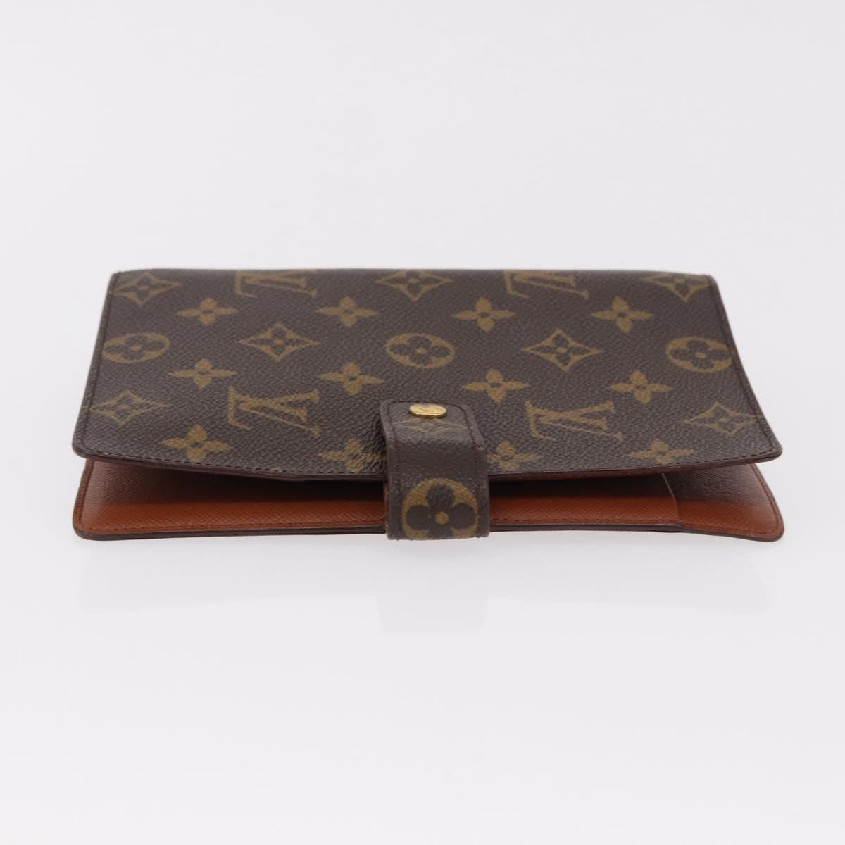 LOUIS VUITTON Monogram Agenda MM Day Planner Cover R20105 LV Auth 192006