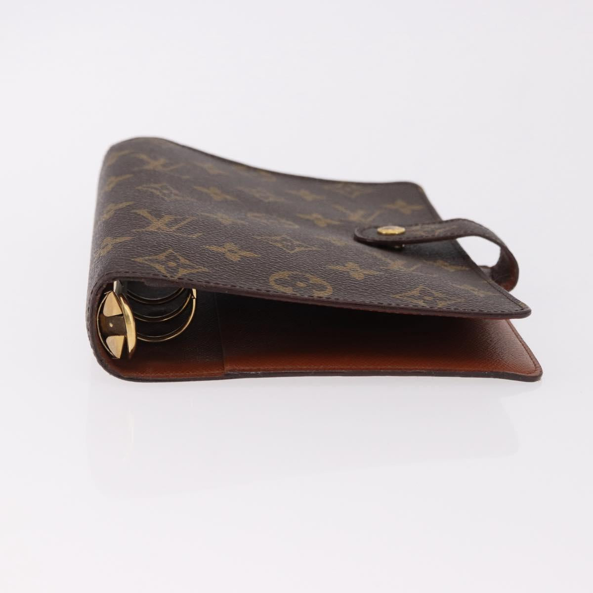 LOUIS VUITTON Monogram Agenda MM Day Planner Cover R20105 LV Auth 192006
