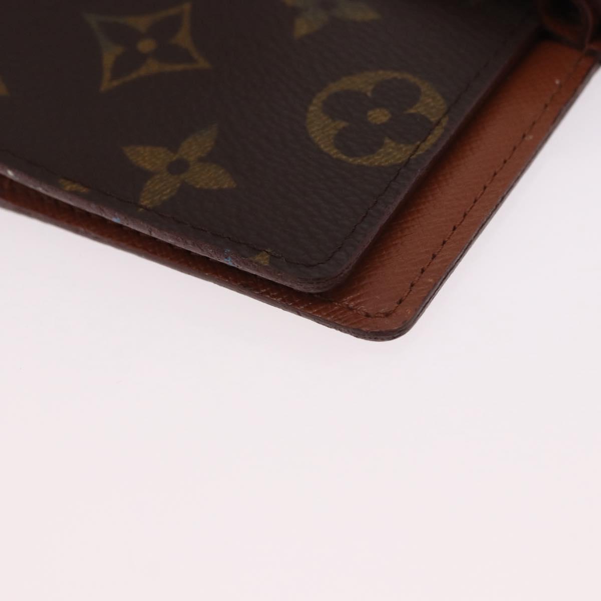LOUIS VUITTON Monogram Agenda PM Day Planner Cover R20005 LV Auth 192007