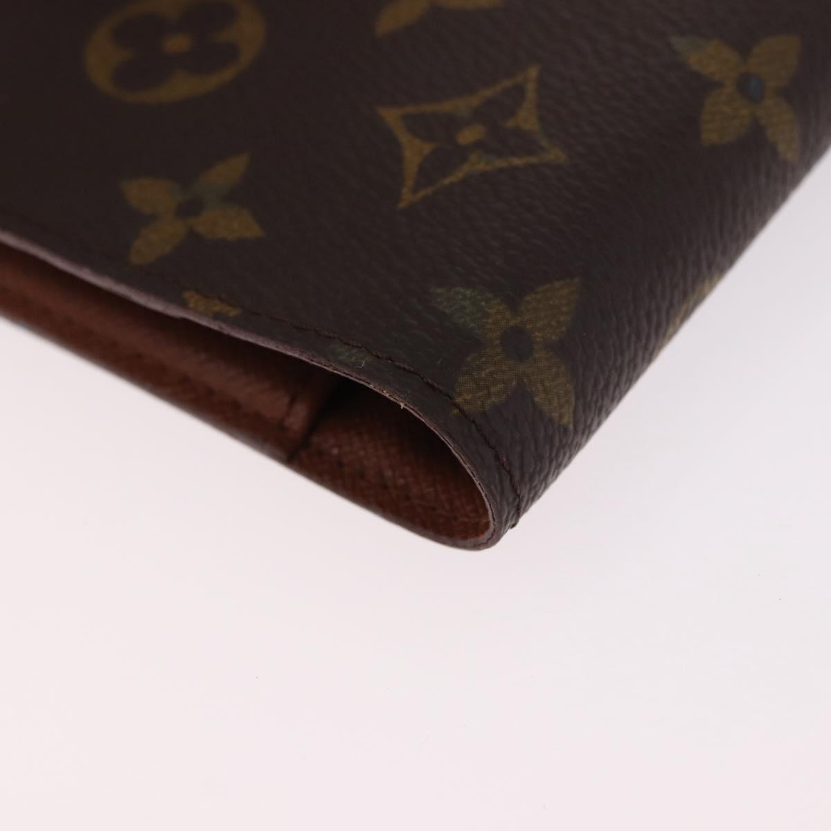 LOUIS VUITTON Monogram Agenda PM Day Planner Cover R20005 LV Auth 192007