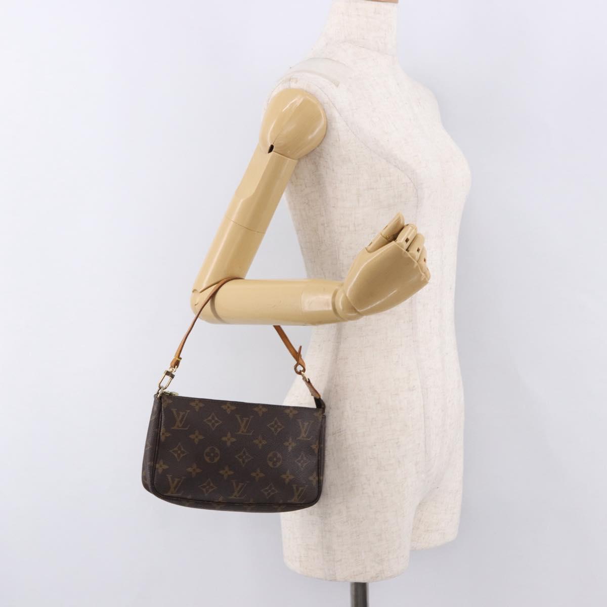 LOUIS VUITTON Monogram Pochette Accessoires Pouch M51980 LV Auth 192008