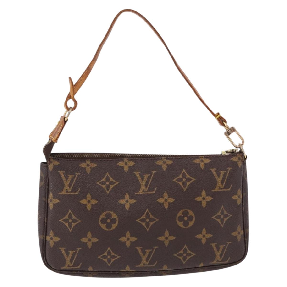 LOUIS VUITTON Monogram Pochette Accessoires Pouch M51980 LV Auth 192008