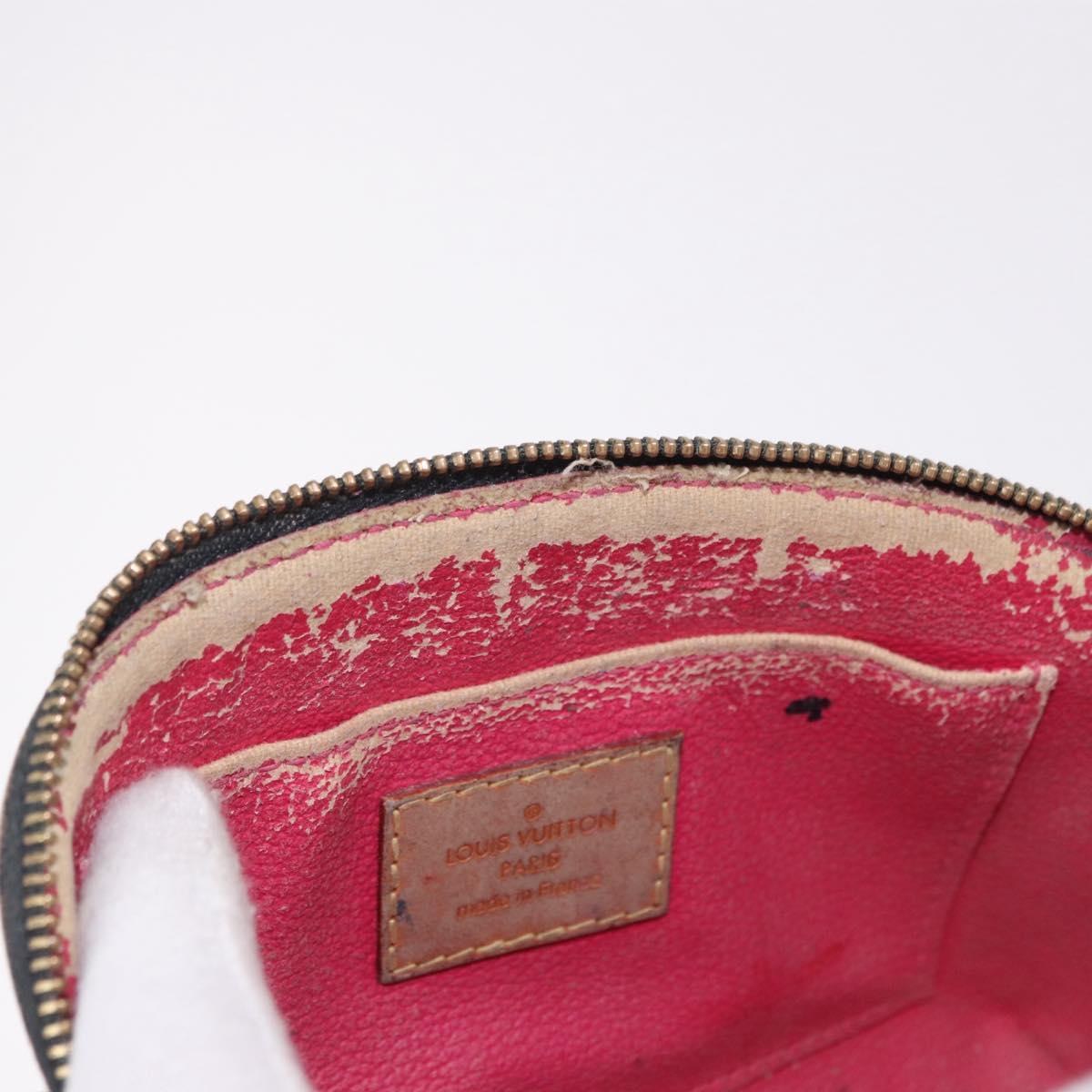 LOUIS VUITTON Monogram Multicolor Pochette Pouch Black M47355 LV Auth 192009