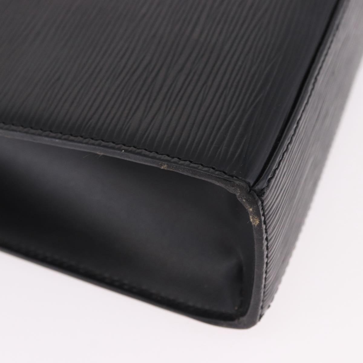 LOUIS VUITTON Epi Malesherbes Hand Bag Black M52372 LV Auth 192011