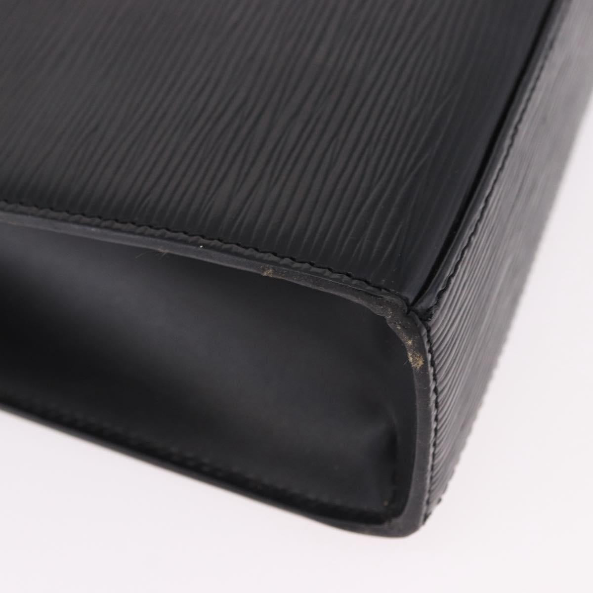 LOUIS VUITTON Epi Malesherbes Hand Bag Black M52372 LV Auth 192011
