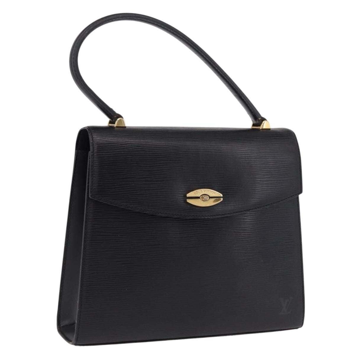 LOUIS VUITTON Epi Malesherbes Hand Bag Black M52372 LV Auth 192011