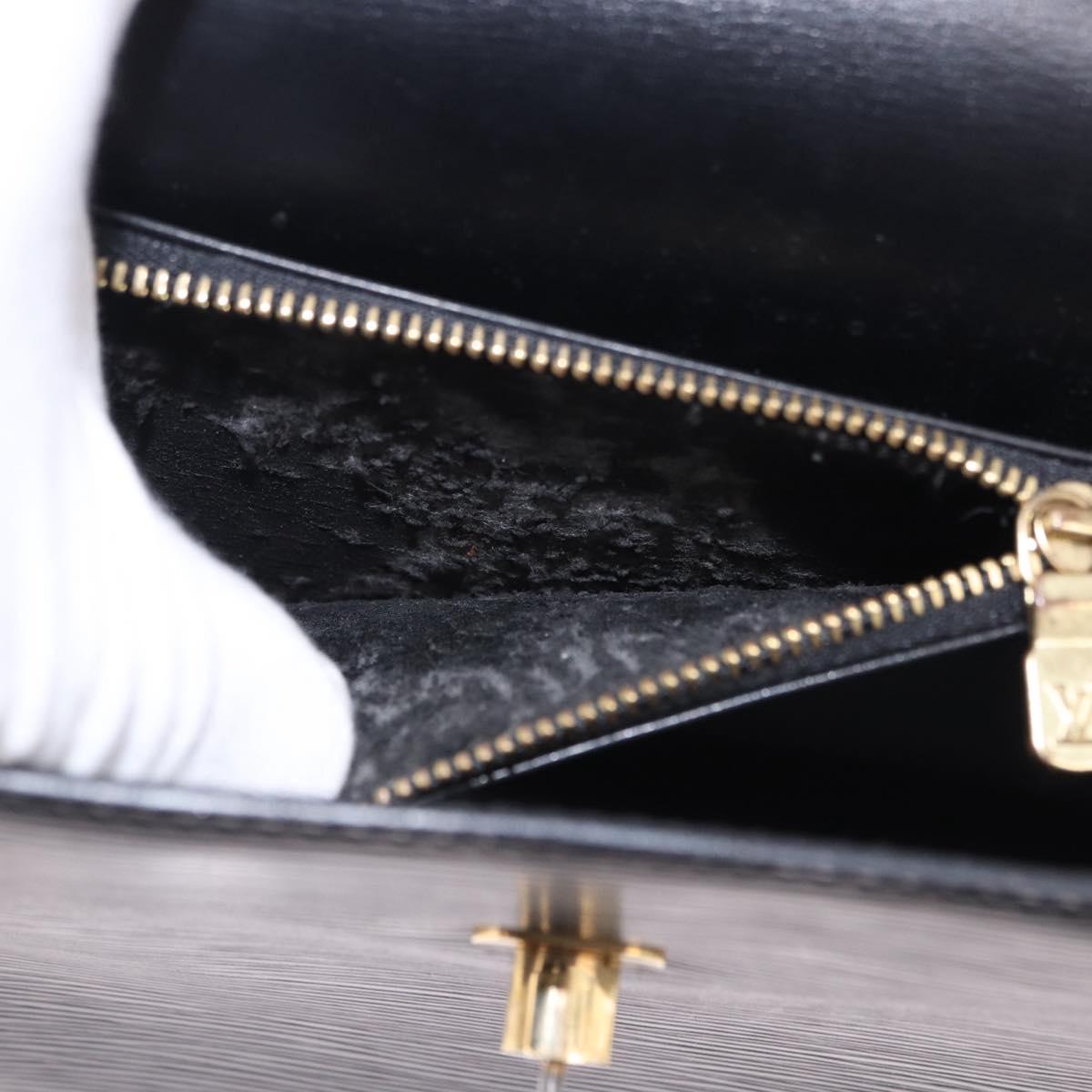 LOUIS VUITTON Epi Malesherbes Hand Bag Black M52372 LV Auth 192011