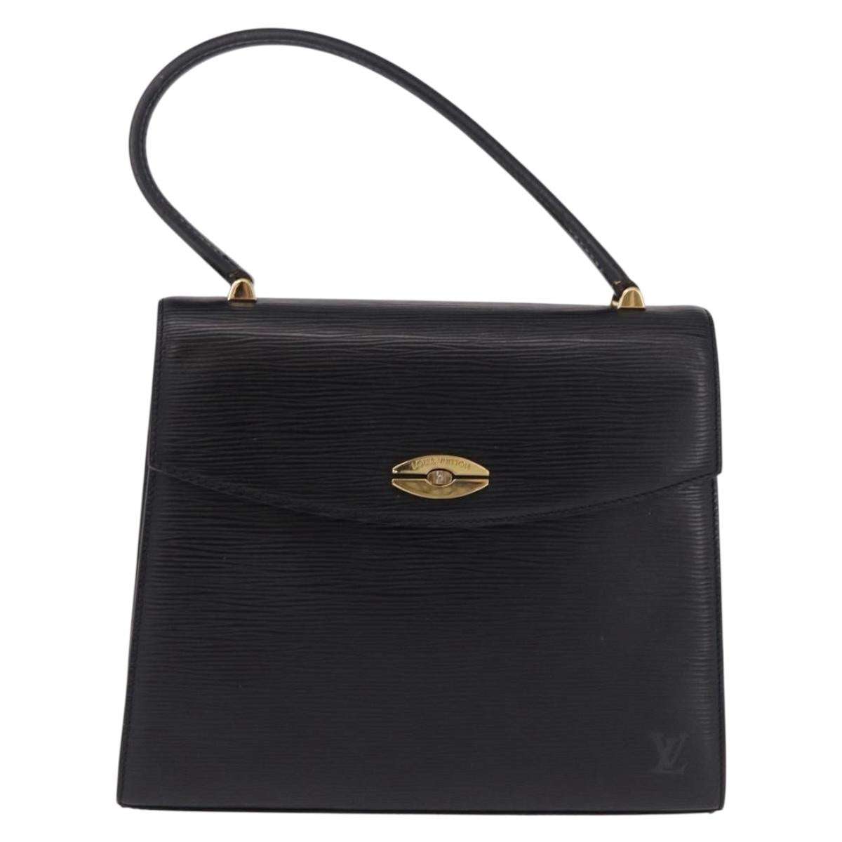 LOUIS VUITTON Epi Malesherbes Hand Bag Black M52372 LV Auth 192011