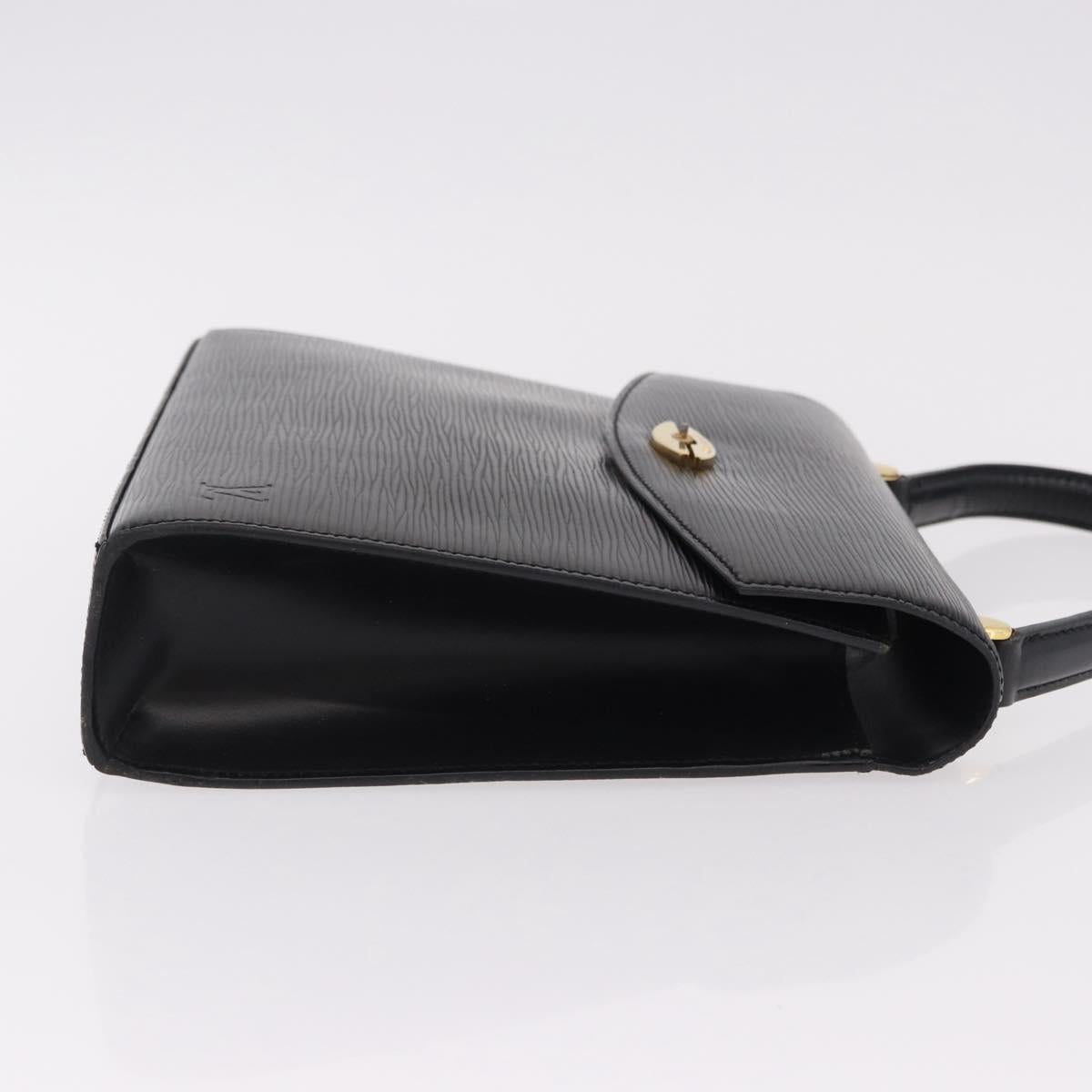 LOUIS VUITTON Epi Malesherbes Hand Bag Black M52372 LV Auth 192011
