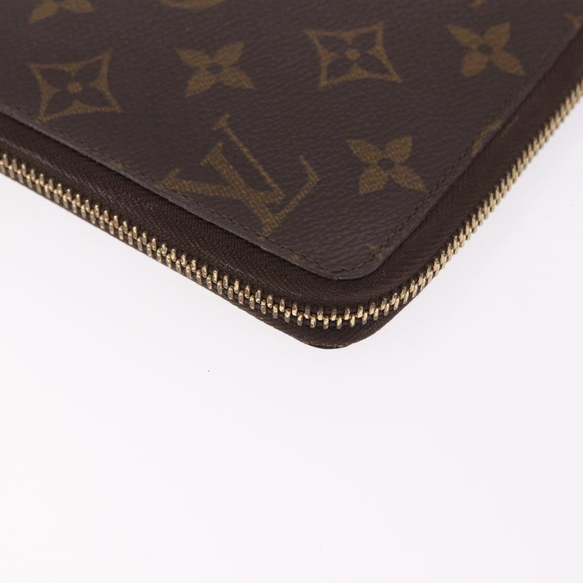 LOUIS VUITTON Monogram Organizer De Voyage Travel Case M60119 LV Auth 192013