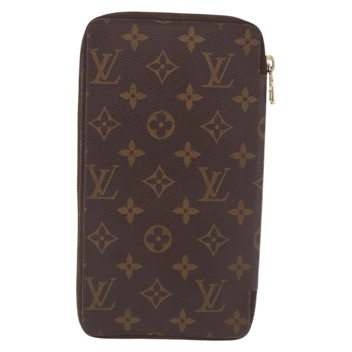 LOUIS VUITTON Monogram Organizer De Voyage Travel Case M60119 LV Auth 192013
