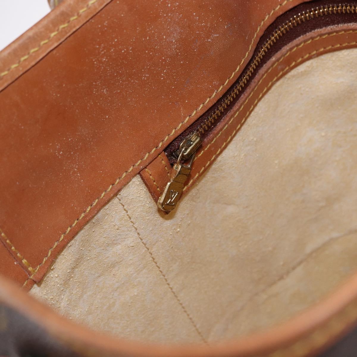 LOUIS VUITTON Monogram Bucket GM Shoulder Bag M42236 LV Auth 192015