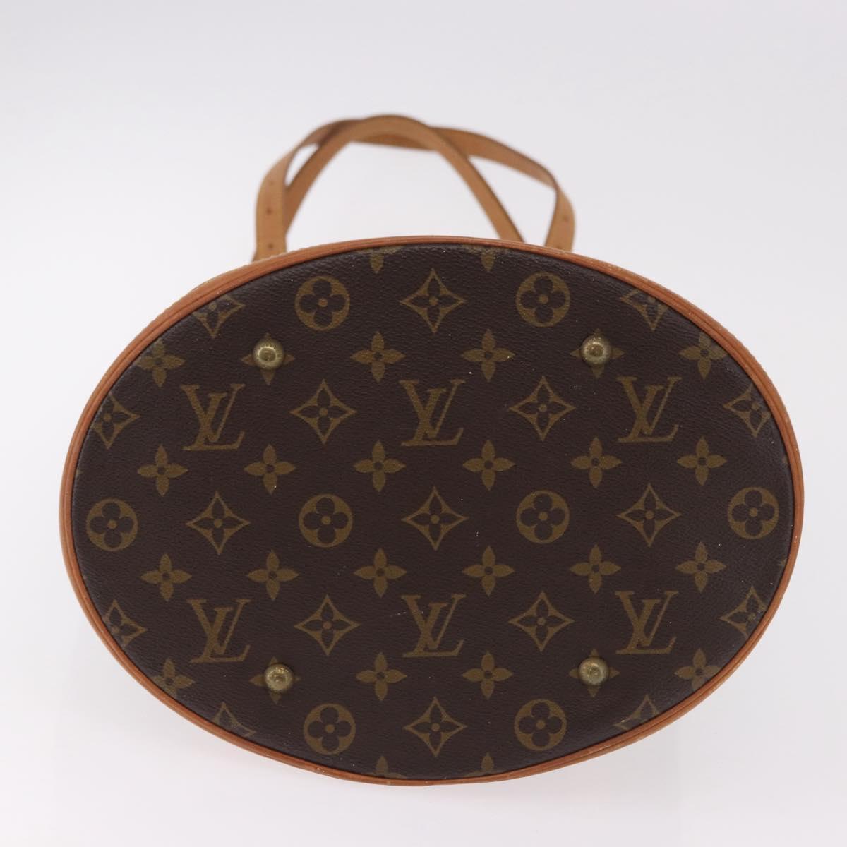 LOUIS VUITTON Monogram Bucket GM Shoulder Bag M42236 LV Auth 192015
